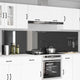 Vidaxl keuken spatscherm 2 pcs donkergrijs 120 x 60 cm gehard glas