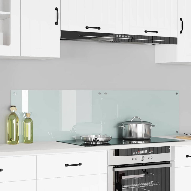 Load image into Gallery viewer, Vidaxl keuken achterwand 2 pcs wit 80 x 40 cm gehard glas
