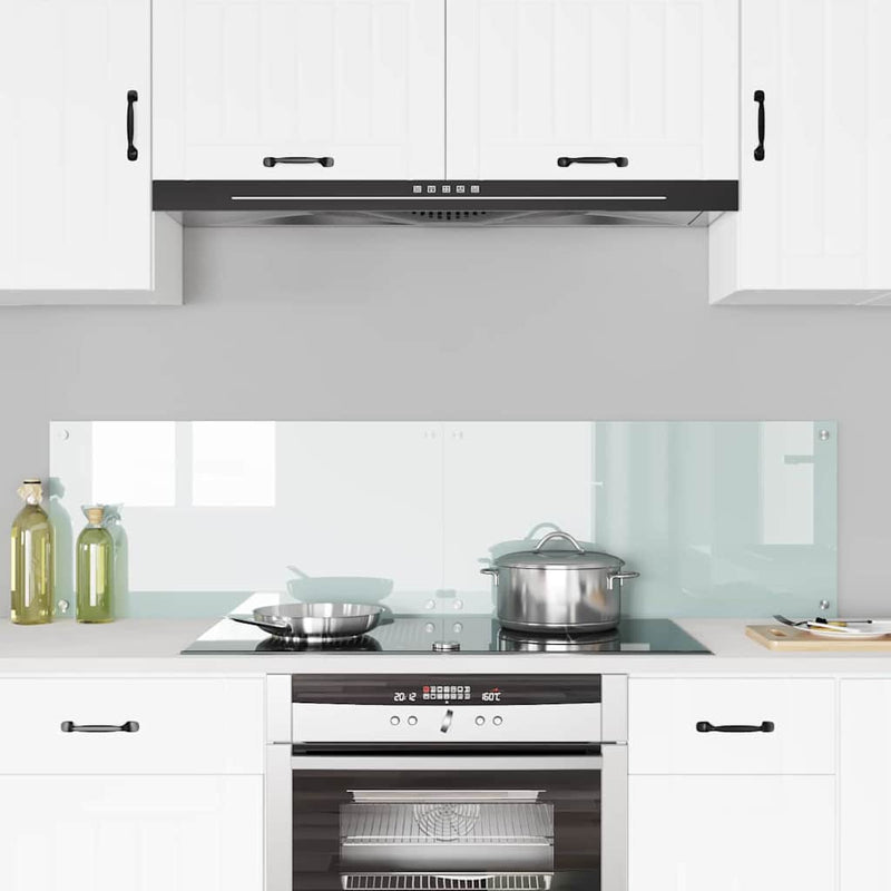 Load image into Gallery viewer, Vidaxl keuken achterwand 2 pcs wit 80 x 40 cm gehard glas
