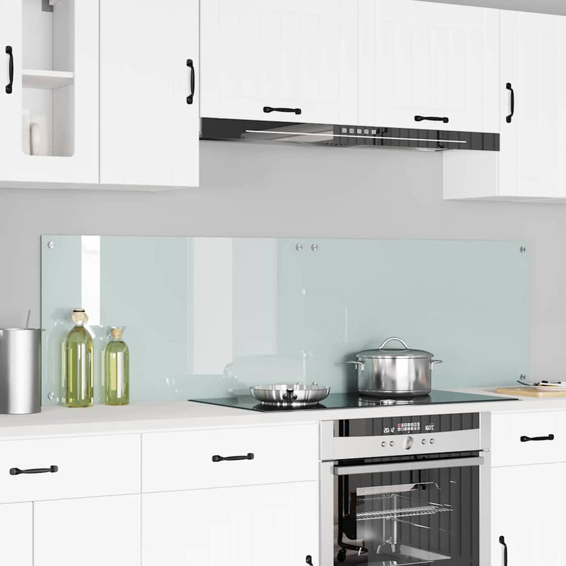 Load image into Gallery viewer, Vidaxl keuken achterwand 2 pcs wit 90 x 50 cm gehard glas
