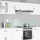 Vidaxl keuken achterwand 2 pcs wit 100 x 40 cm gehard glas