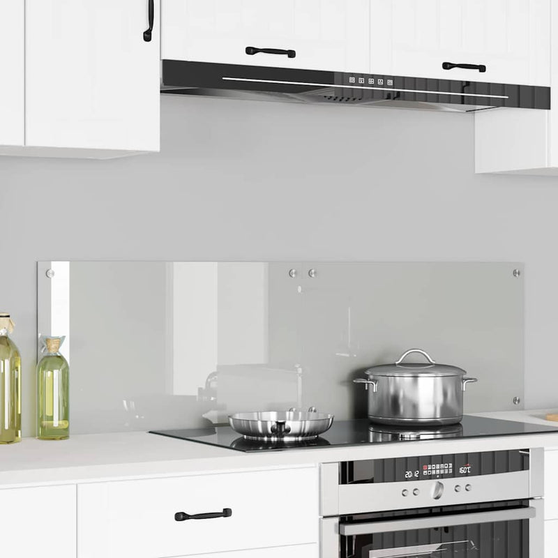 Load image into Gallery viewer, Vidaxl keuken achterwand 2 pcs doorzichtig 70 x 40 cm gehard glas
