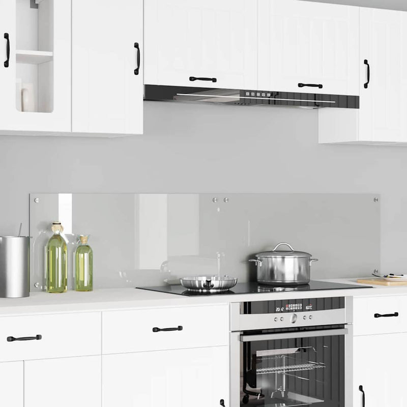 Load image into Gallery viewer, Vidaxl keuken achterwand 2 pcs doorzichtig 90 x 40 cm gehard glas
