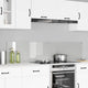 Vidaxl keuken achterwand 2 pcs doorzichtig 90 x 40 cm gehard glas