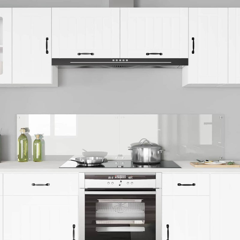 Load image into Gallery viewer, Vidaxl keuken achterwand 2 pcs doorzichtig 90 x 40 cm gehard glas
