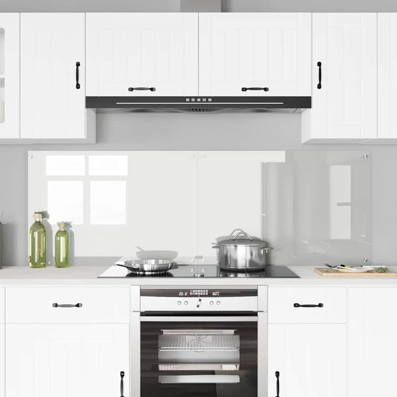 Load image into Gallery viewer, Vidaxl keuken achterwand 2 pcs doorzichtig 90 x 60 cm gehard glas
