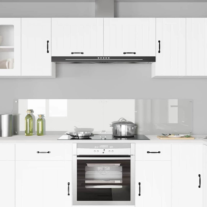 Load image into Gallery viewer, Vidaxl keuken achterwand 2 pcs doorzichtig 100 x 40 cm gehard glas
