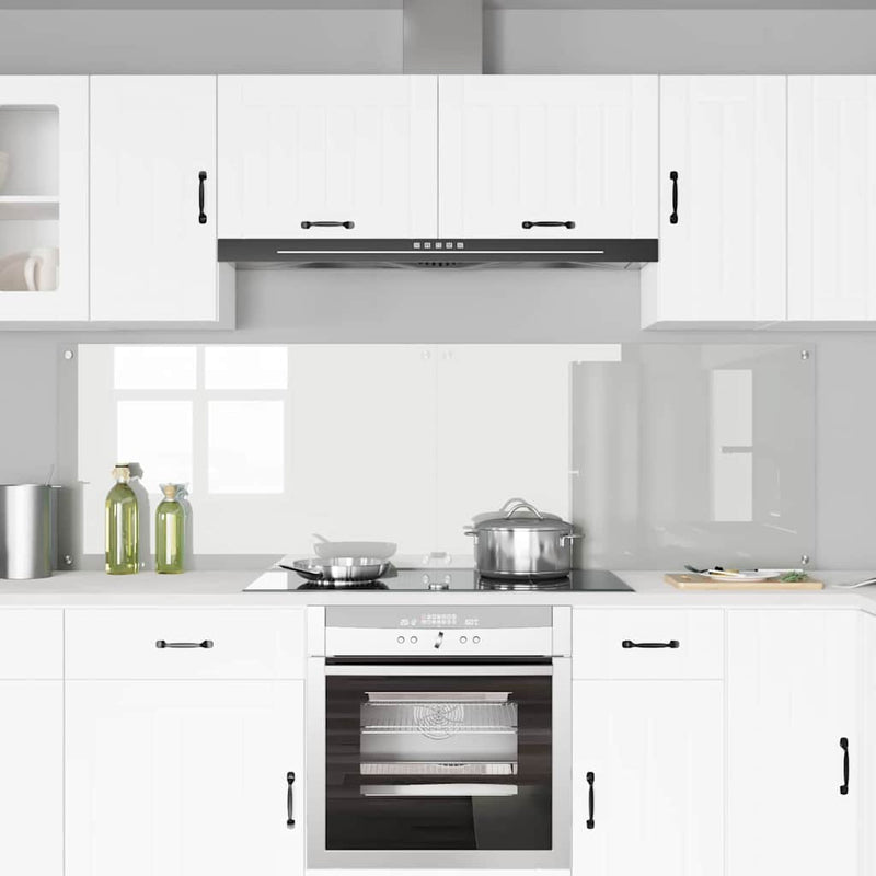 Load image into Gallery viewer, Vidaxl keuken achterwand 2 pcs doorzichtig 100 x 60 cm gehard glas
