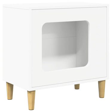 Vidaxl kattenhuis wit 51 x 30 x 52 cm bewerkt hout