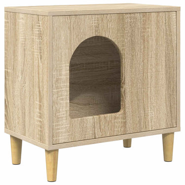 Vidaxl kattenhuis sonoma 51 x 30 x 52 cm bewerkt hout