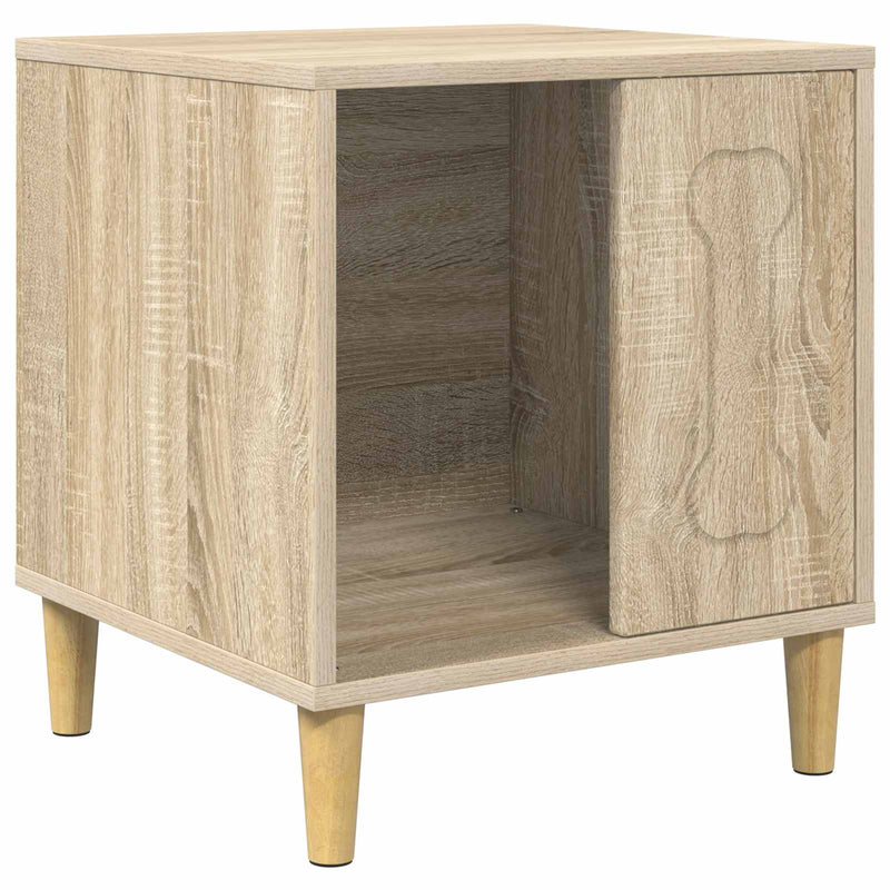 Load image into Gallery viewer, Vidaxl hondenhuis sonoma 44 x 42 x 49 cm bewerkt hout
