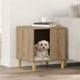 Vidaxl hondenhuis ambachtelijk eiken 44 x 42 x 49 cm bewerkt hout