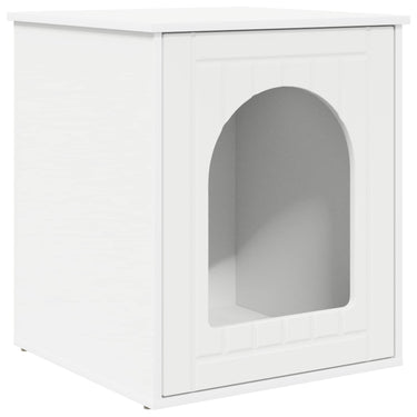 Vidaxl kattenhuis wit 53 x 52 x 62 cm bewerkt hout