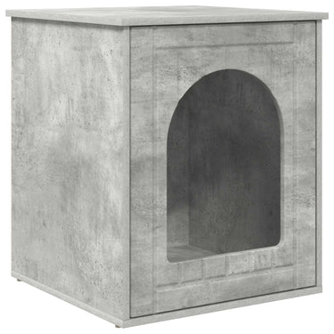 Vidaxl kattenhuis beton 53 x 52 x 62 cm bewerkt hout