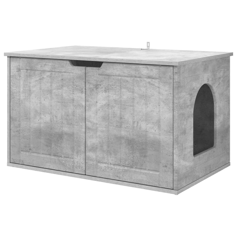 Load image into Gallery viewer, Vidaxl kattenhuis beton 85 x 55 x 50,5 cm bewerkt hout
