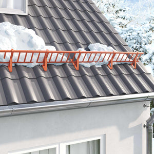 Vidaxl sneeuwbeveiligingsteun rood 29,5 x 3 x 34,5 cm staal