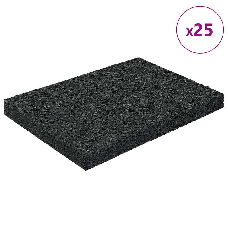 Load image into Gallery viewer, Vidaxl rubberen pad zwart rubber
