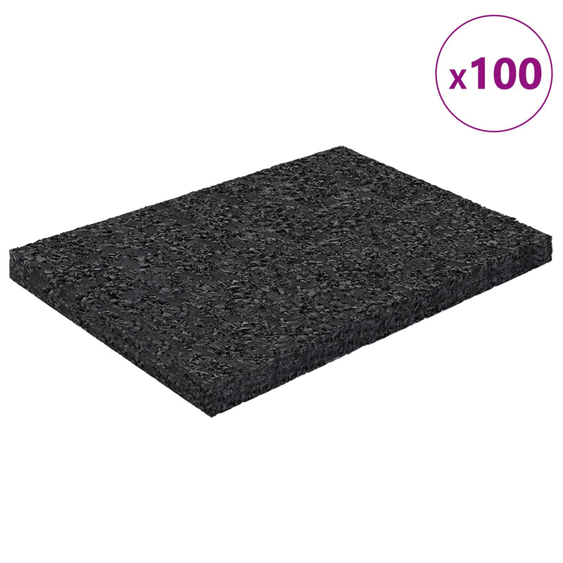 Load image into Gallery viewer, Vidaxl rubberen pad zwart rubber
