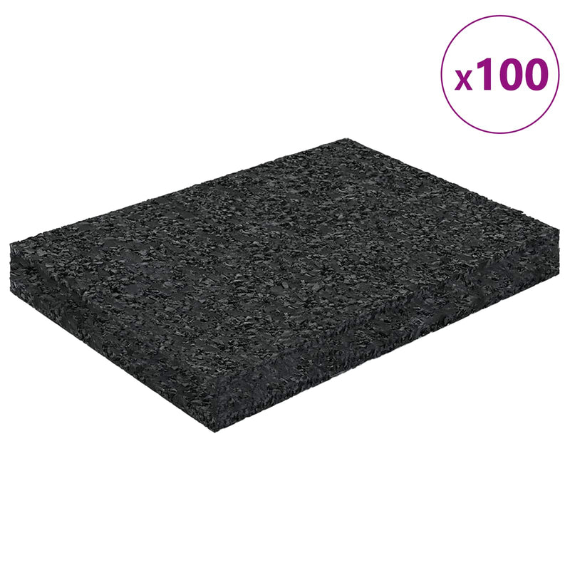 Load image into Gallery viewer, Vidaxl rubberen pad zwart rubber
