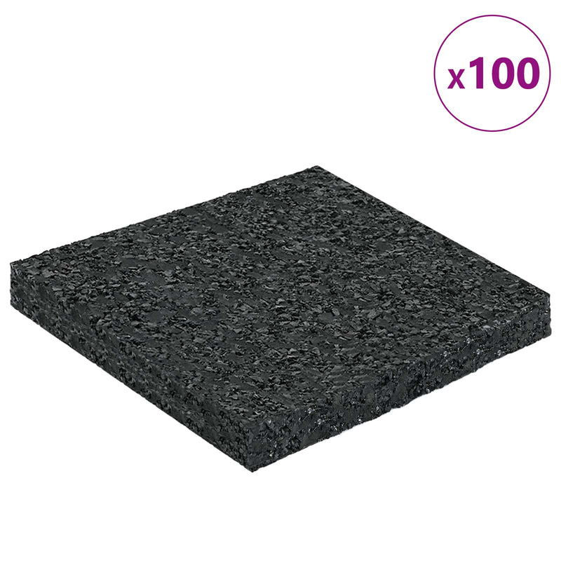 Load image into Gallery viewer, Vidaxl rubberen pad zwart rubber
