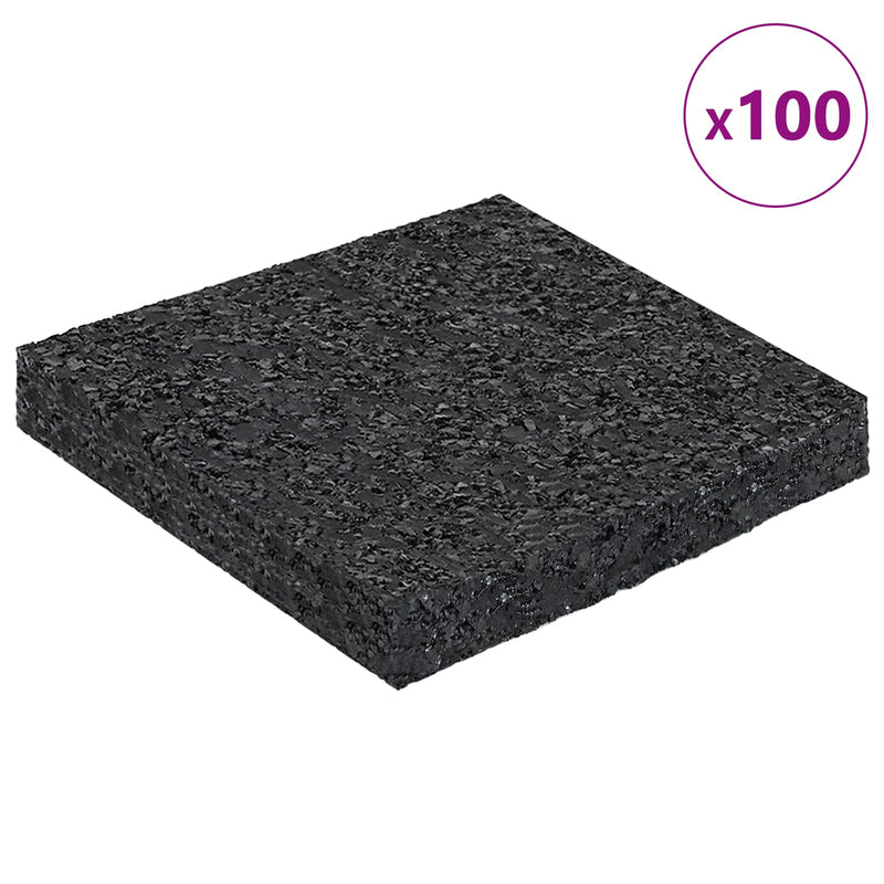Load image into Gallery viewer, Vidaxl rubberen pad zwart rubber
