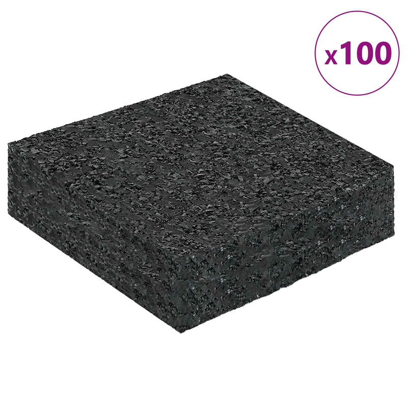 Load image into Gallery viewer, Vidaxl rubberen pad zwart rubber

