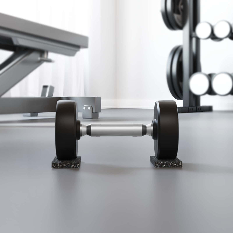Load image into Gallery viewer, Vidaxl rubberen roller zwart rubber
