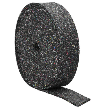 Vidaxl rubberen roller zwart rubber
