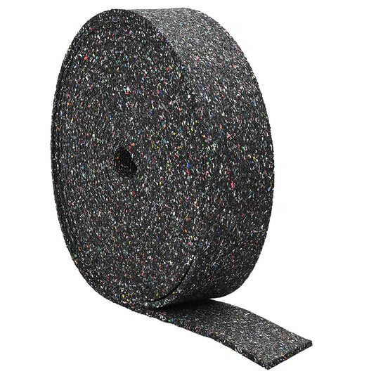 Vidaxl rubberen roller zwart rubber