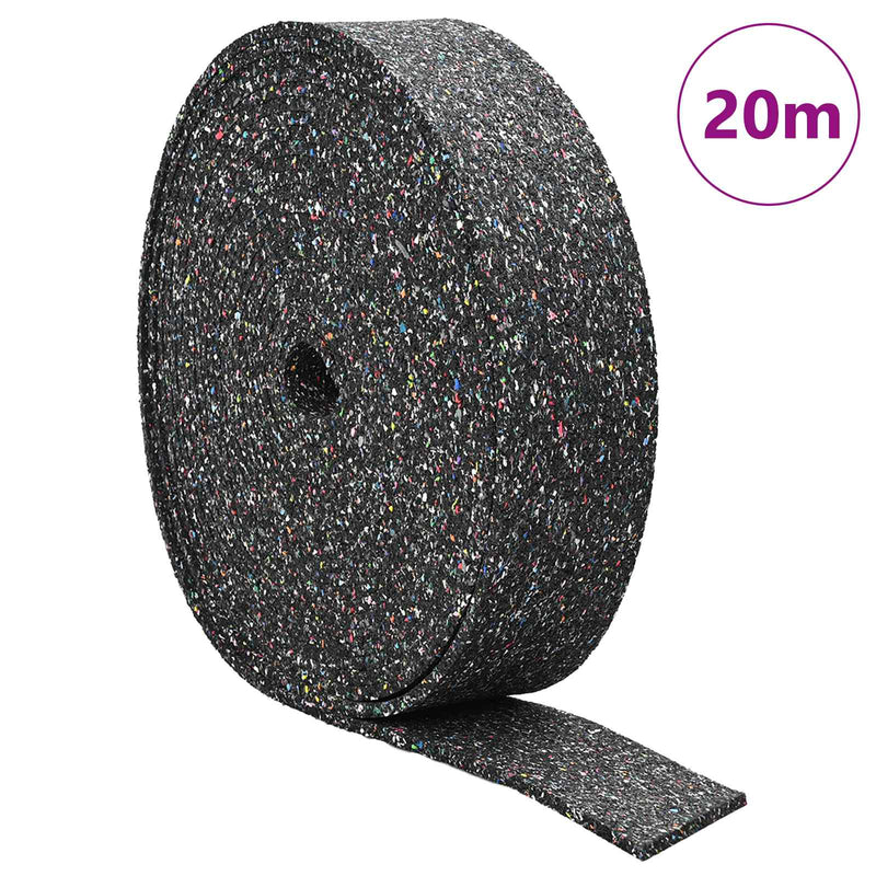 Load image into Gallery viewer, Vidaxl rubberen roller zwart 2000 x 12 x 0,3 cm rubber
