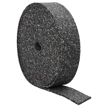 Vidaxl rubberen roller zwart 2000 x 12 x 0,8 cm rubber