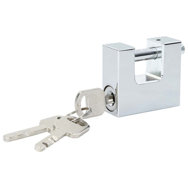 Vidaxl hangslot 12 pcs zilver 4,2 x 1,9 x 4 cm ijzer