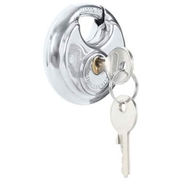 Vidaxl discusloten met sleutels 12 pcs zilver 7 x 2,4 x 7 cm