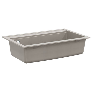 Vidaxl wasbak grijs 795 x 505 mm graniet
