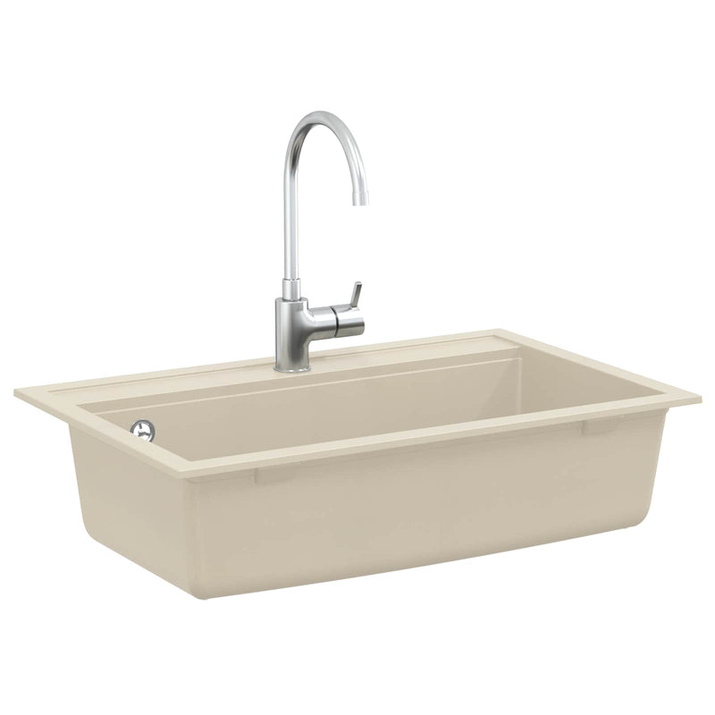 Load image into Gallery viewer, Vidaxl wasbak beige 795 x 505 mm graniet
