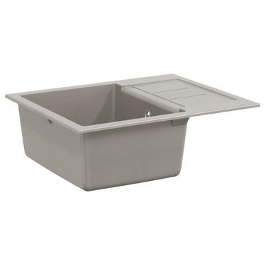 Vidaxl wasbak grijs 620 x 500 mm 80% kwarts en 20% hars