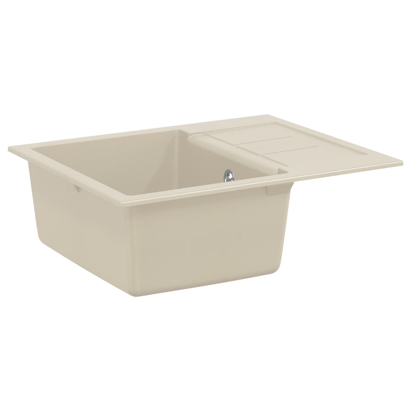 Load image into Gallery viewer, Vidaxl wasbak beige 620 x 500 mm 80% kwarts en 20% hars
