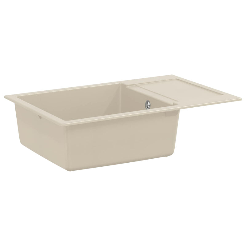 Load image into Gallery viewer, Vidaxl wasbak beige 780 x 500 mm 80% kwarts en 20% hars
