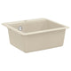 Vidaxl wasbak beige 470 x 440 mm graniet