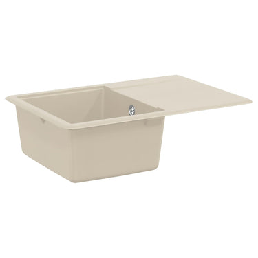 Vidaxl wasbak beige 670 x 460 mm 80% kwarts en 20% hars