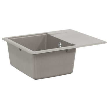 Vidaxl wasbak grijs 560 x 460 mm 80% kwarts en 20% hars
