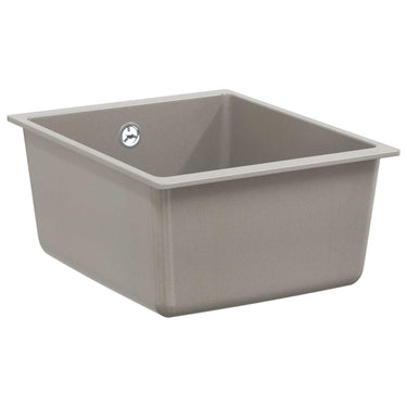 Vidaxl wasbak grijs 370 x 460 mm 80% kwarts en 20% hars