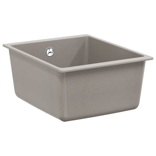 Vidaxl wasbak grijs 370 x 460 mm 80% kwarts en 20% hars