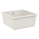Vidaxl wasbak wit 430 x 460 mm 80% kwarts en 20% hars