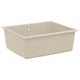 Vidaxl wasbak beige 530 x 460 mm 80% kwarts en 20% hars