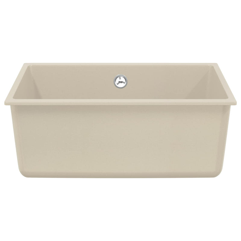 Load image into Gallery viewer, Vidaxl wasbak beige 530 x 460 mm 80% kwarts en 20% hars
