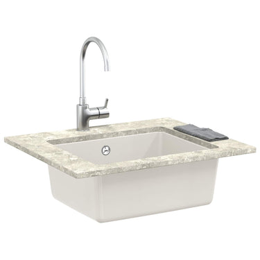 Vidaxl wasbak wit 530 x 460 mm 80% kwarts en 20% hars
