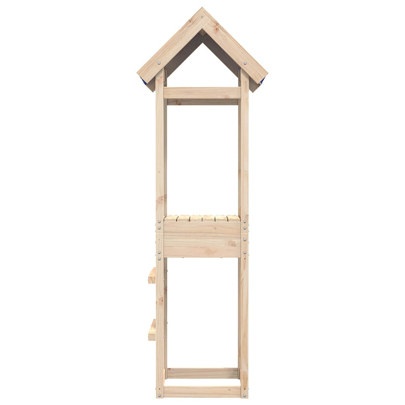 Load image into Gallery viewer, Vidaxl speeltoren bruin 52,5 x 46,5 x 195 cm massief grenenhout
