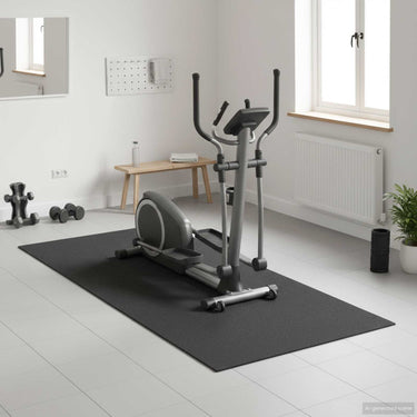 Vidaxl sportbeschermmat zwart 200 x 90 x 0,6 cm pvc