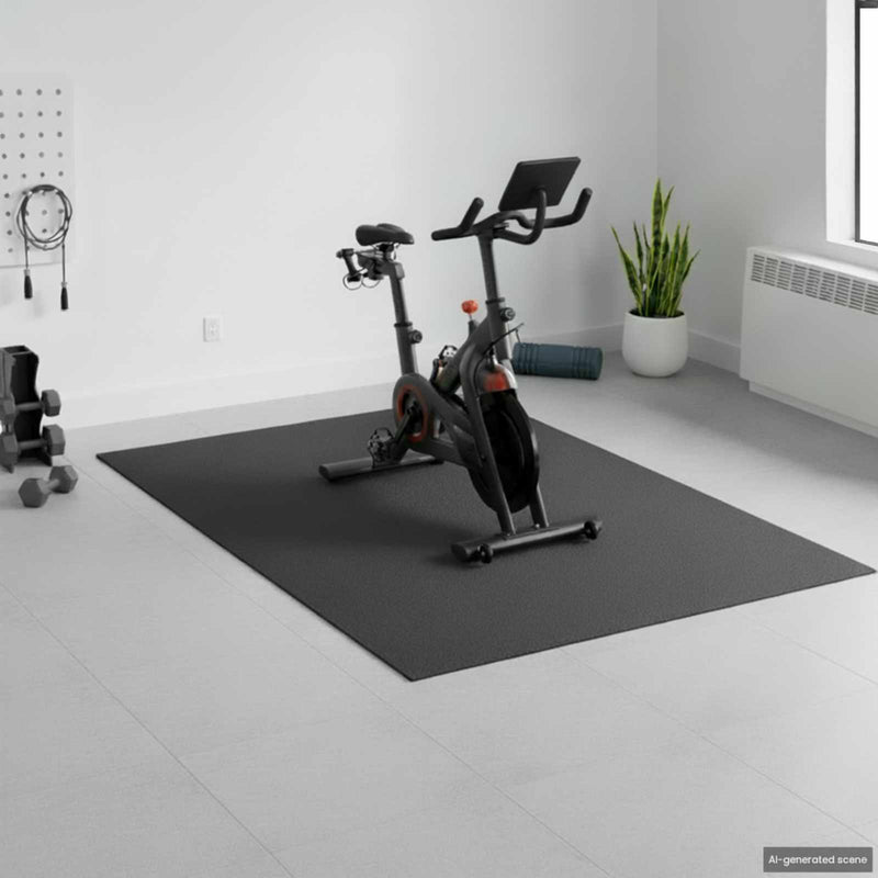 Load image into Gallery viewer, Vidaxl sportbeschermmat zwart 213 x 152 x 0,6 cm pvc
